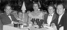 Family at the New Frontier Hotel in Las Vegas Nevada 1955
