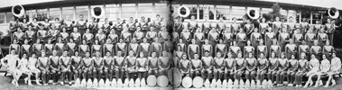 Alamo Heights High School Band 1960-1961 (Mike is below and between the left 2nd and 3rd trombones)