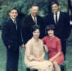 David, Charles I., Joyce, Rebecca, and Charles C. Cardiff, July 1966