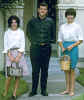 Russ with wife Laura and Becky, September 1966