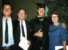 Russ, Jim, Michael, and Tina McGoodwin at BCM Graduation June 6, 1969