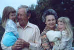 Becky's parents with Wendy and Christie in Bellingham September 1976