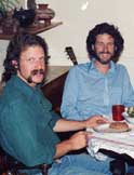 Scott, JRM, CRM, RCM, WLM, Russ's friend Nicole, at Russ's home in Boulder CO, Oct. 1977 (photo by MCM)