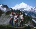 Becky with Derleths near Lake Ann and Mt. Baker August 1977
