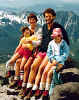 Russ with Becky and our kids in Mt. Rainier NP July 1981