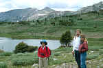 Scott and Tracy with Becky Cottonwood Pass CO July 1988
