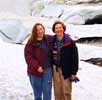 Wendy & Becky near Portage Glacier Alaska September 1996