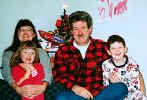 Yashka, Megan, Russ, Nat December 1996 (photo J. R. McGoodwin)