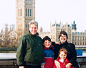 Russ and family in London December 1999 (photo J. R. McGoodwin)