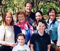 Tina, Scott's family, Becky, and Christie in San Antonio March 2000