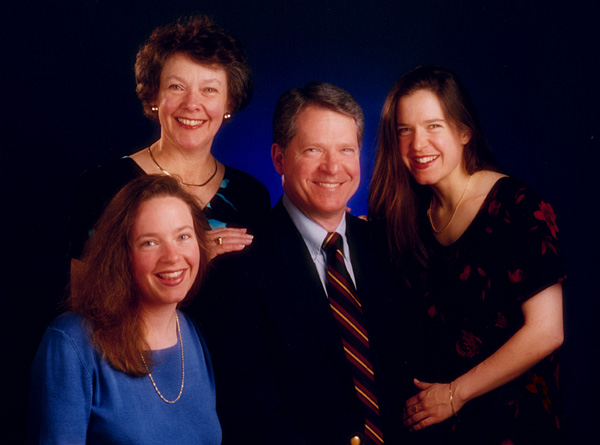 Wendy, Becky, Mike, & Christie McGoodwin in Seattle WA March 2000