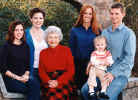 Becky's mother, Chaz and his family, Cayla, Catherine in Katy January 2002