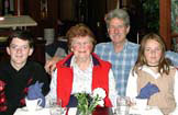 Nat, Tina, Russ, and Megan in Denver May 2004 (photo J. R. McGoodwin)