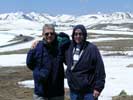 Mike and Russ on Trail Ridge Road in Rocky Mtn NP CO May 2008