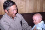 Becky's father Charles with Wendy June 1971