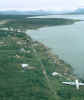 Approaching Nondalton AK and wrecked DC3 September 1971