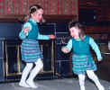 Wendy and Christie in our Bellingham home December 1977