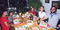 Becky, Christie, Wendy, David and Mary Cardiff in our Seattle home August 1980