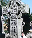 Mike by Monasterboice High Cross, Ireland September 1986