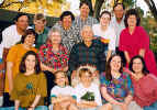 Mike's family with Becky's parents and descendents Katy TX March 1994