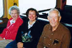 Becky with parents on a Washington ferry May 1966