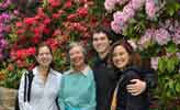 Christie, Becky, James, Rebeckah on UW campus May 2010 