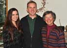 Catherine Cardiff, Nicholas Beazley, Becky in our Seattle home November 2010