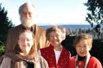 George Bozarth with wife Tamara Friedman, Becky, and Reiko Ito Dec 2010