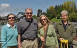 Becky, Mike, Becky, and Russ at the Locks in Seattle June 2011