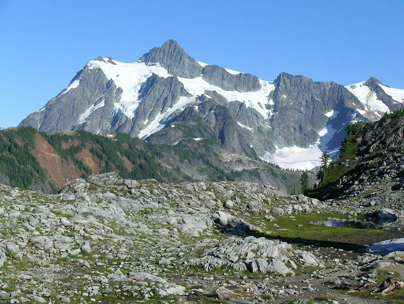 Mt. Shuksan from Artist Ridge