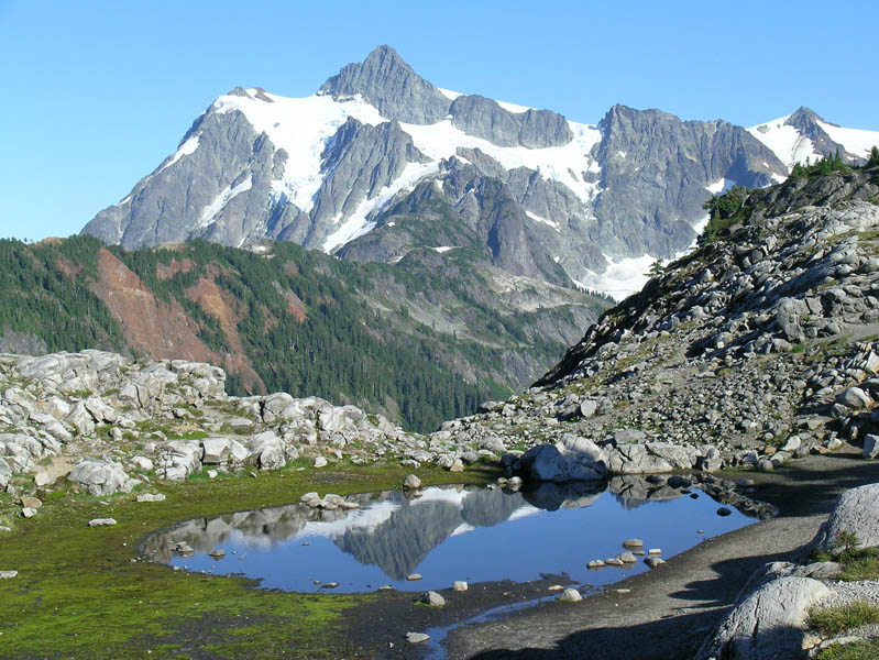 Mt. Shuksan from Artist Ridge