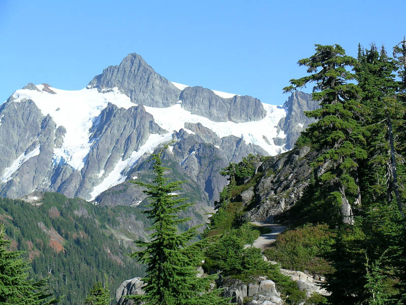 Mt. Shuksan from Artist Ridge