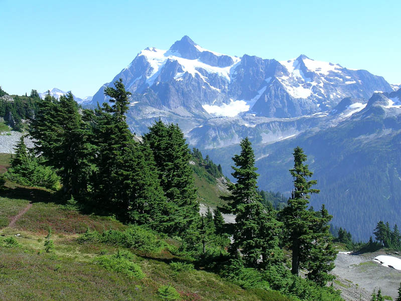 Mt. Shuksan from Ptarmigan Ridge trail 9/14/07