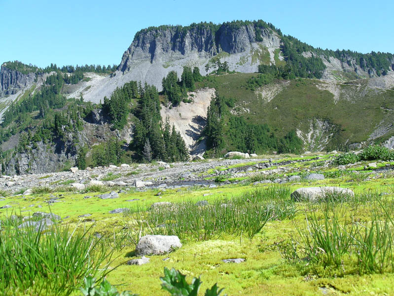 Table Mtn from Ptarmigan Ridge trail 9/14/07