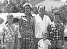 Mike, Tina, Jim, Scott, and Russ McGoodwin in 1954