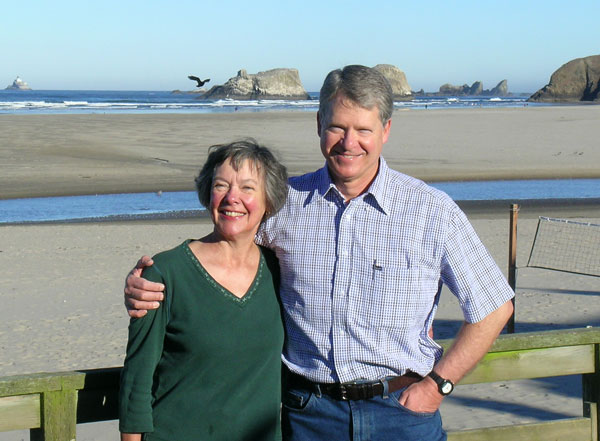 Becky and Mike at Cannon Beach Oregon September 2006